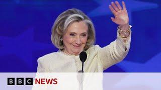 DNC: Hillary Clinton tells Democrats Kamala Harris 'writing a new chapter' | BBC News