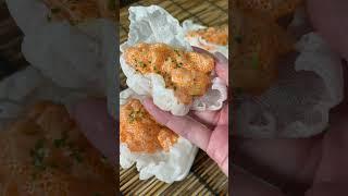 rice paper HACKS || spicy salmon rice chip #shorts