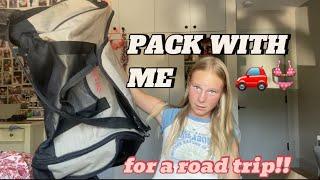 pack with me - road trip edition 