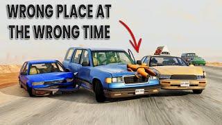 BeamNG Drive - Cars vs RoadRage #9