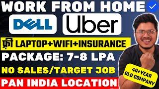 Dell Work from home job for Freshers| Online job for freshers | Package: 7-8LPA | MNC Online job