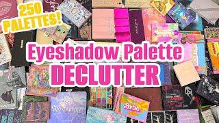 My EYESHADOW PALETTE COLLECTION + DECLUTTER 2023