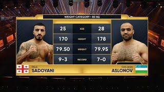 80kg SADOYANI Pele (GEO) vs ASLONOV Odiljon (UZB) | IBA Champions' Night | March 3, 2024 | Sochi