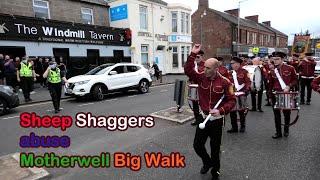 Aberdeen Fans in Motherwell abuse Orange Walk