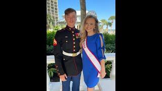 Military Marine surprises his sister on her birthday with a quick leave of absence