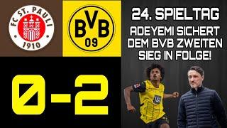 ADEYEMI SICHERT ZWEITEN SIEG in FOLGE! | BVB REALTALK  | St. Pauli 0-2 Dortmund