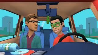 Teen Titans Go - Car Theme Rap Beat (Plotagon)