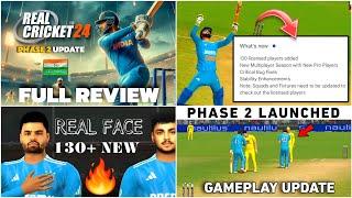 Real Cricket 24 2.0 Update  130+ new licenced Player  Full review, Squads Update, Season Pro!