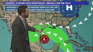 Heavy tropical rains, flooding, and rough surf in the Coastal Bend this week.