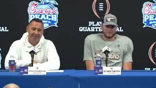 Steve Sarkisian, Quinn Ewers and Jahdae Barron talk Texas' double OT win over Arizona State