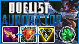 Beefy 4K HP Aurora is a CRAZY duelist with this off-meta build!! - Aurora Top | Season 14 LoL