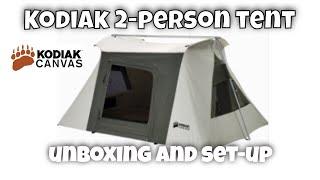 6086 Kodiak 2-Person Tent Unboxing and Setup!