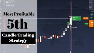 Most Profitable 5th Candle Trading Strategy | IQ Option Trading Strategy