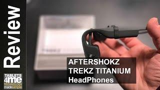 CES 2017:  Headphones that dont go in your ear! Crazy good and they work! TREKZ TITANIUM