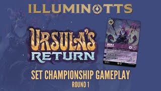 Disney Lorcana Ursula's Return Set Championship Gameplay- Round 1