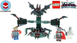 LEGO Marvel Thor Love and Thunder 76207 Attack on New Asgard Speed Build