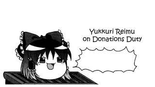 Yukkuri Reimu on Donations Duty by Makako - Touhou Comic Dub Short