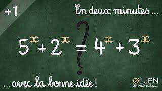 [KDJ#12] Une équation vite pliée avant la rentrée ! (Exercice)