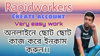 Rapidworkers create account 2020.