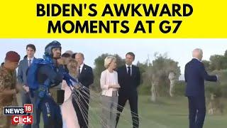 Joe Biden | G7 Summit 2024: Biden's Awkward Moments With Giorgia Meloni, World Leaders At G7 | G18V
