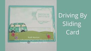 Stampin' Up! Driving By Sliding Card-Sale-a-Bration Celebration!