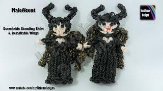 Rainbow Loom Maleficent Action Figure/Charm Detachable Wings & Detachable/Standing Skirt