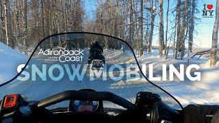 Snowmobiling on the Adirondack Coast