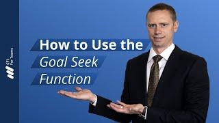 How to Use the Goal Seek Function