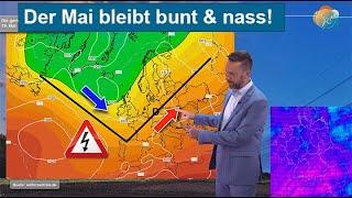 Mai bleibt bunt & nass. Nach Monatsmitte wärmer. Wettervorhersage 04.-12.05.2024. Keine Kälte mehr?