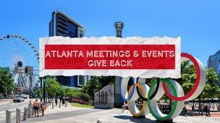 Atlanta Meetings and Events Give Back