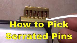 (700) How to: Pick Serrated Pins