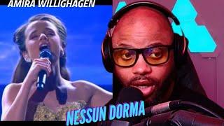 Father of Four Reacts to Amira Willighagen- Nessun Dorma | I'm blown away again | (Reaction) 