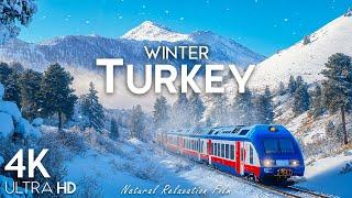 Winter Turkey 4K Ultra HD - Stunning Footage, Relaxing music Along With Beautiful Winter Videos