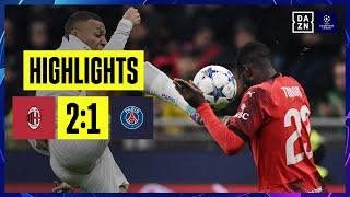 AC Mailand - Paris Saint-Germain | UEFA Champions League | DAZN Highlights