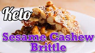 Keto Sesame Cashew Brittle Recipe