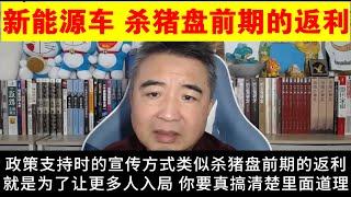 翟山鹰：中共的新能源汽车利好政策就是杀猪盘前期的返利 目的就是为了让更多人入局