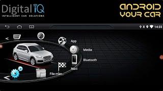 Digital iQ Android Car Multimedia Audi TOP 12 Series menu