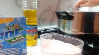 Супер! Отбеливание кухонных полотенец, скатертей, салфеток