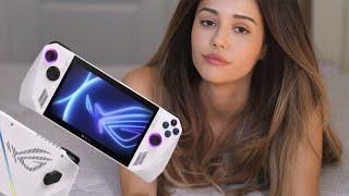 ASUS ROG Ally Gameplay | ASMR | + Unboxing ️ persona, baldur's gate 3, armored core, RE4 + more! 