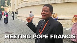 Bishop Onah On His Audience with the Holy Father, Pope Francis