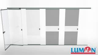 Animation der Lumon Balkon- und Sitzplatzverglasung