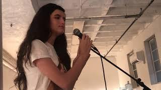 Angelina Jordan exclusive backstage rehearsal for AGT