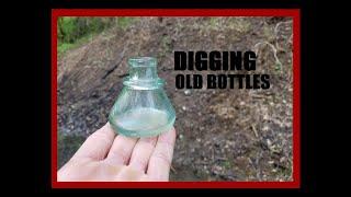 Archaeology Of The Town Dump - Bottle Digging - Antiques - Old Bottles - Marietta Ohio - Glass -