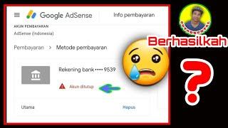 Cara Perbaiki Rekening Bank Di Adsense Yang Bermasalah, Unik Jarang Terjadi Di Adsense