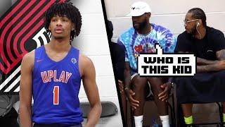 The Game Portland Trailblazers #7 Pick, Shaedon Sharpe STUNNED LeBron James & Carmelo Anthony