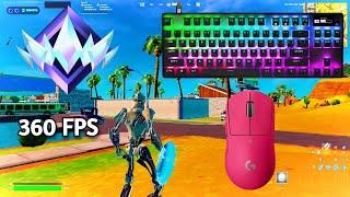 SteelSeries Apex Pro TKL ASMR  Fortnite OG Ranked Reload  Satisfying Keyboard Fortnite 360 FPS 4K