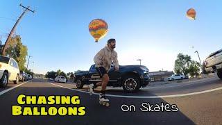 Skating at the Hot Air Balloon Festival #inlineskating #rollerblading #bliss