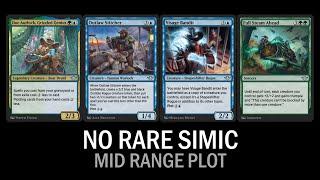 No Rare | Simic Mid Range Plot | Artisan | MTG Arena Standard Ranked Gameplay