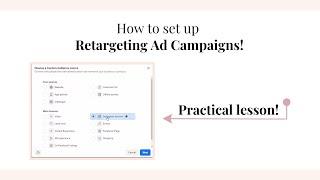 Facebook Retargeting Ads Walkthrough New 2023