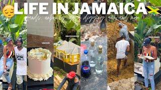 VLOG- grave digging in Jamaica, unboxing, Trelawny, errands, alot of talking & more